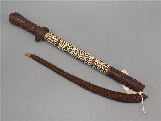 An Arab officers sword / whip